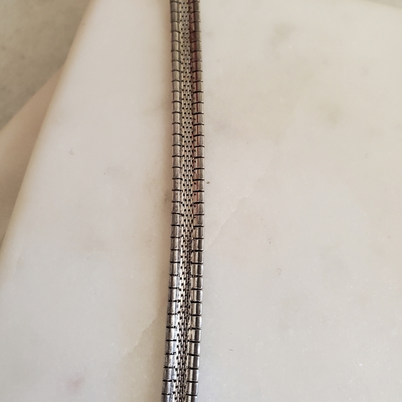 925 Sterling Silver Tri Color Bracelet - Picture 8 of 12